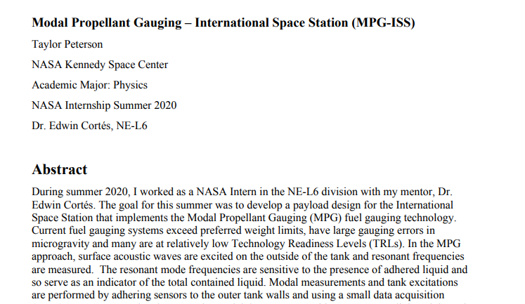 MPG-ISS Abstract and Paper Preview